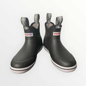 XTRATUF Women’s Ankle Deck Boots – Black – Size 5 US – New Without Tags